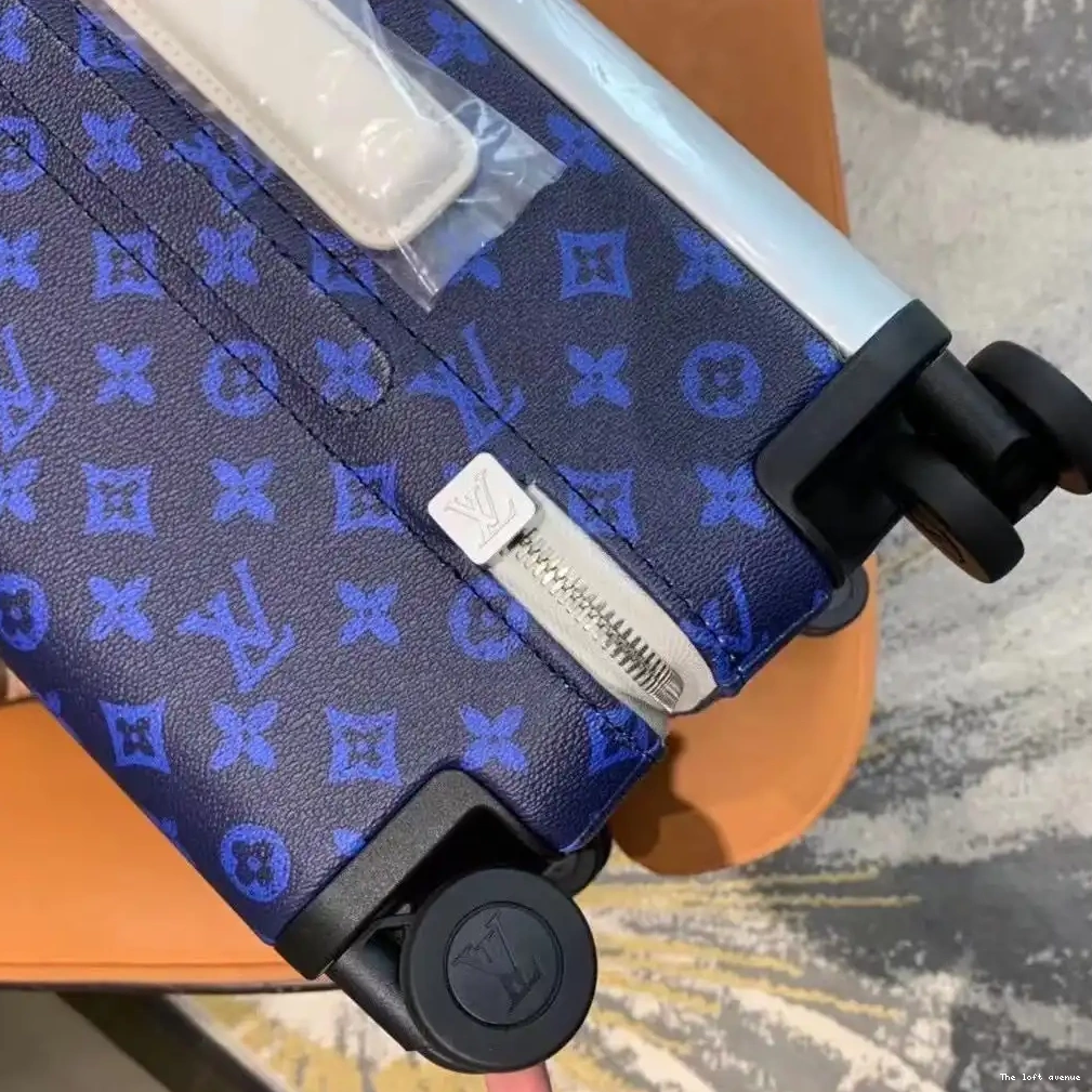 CUSTOM MONOGRAM SUITCASE 55 37L BLUE HORIZON 0526